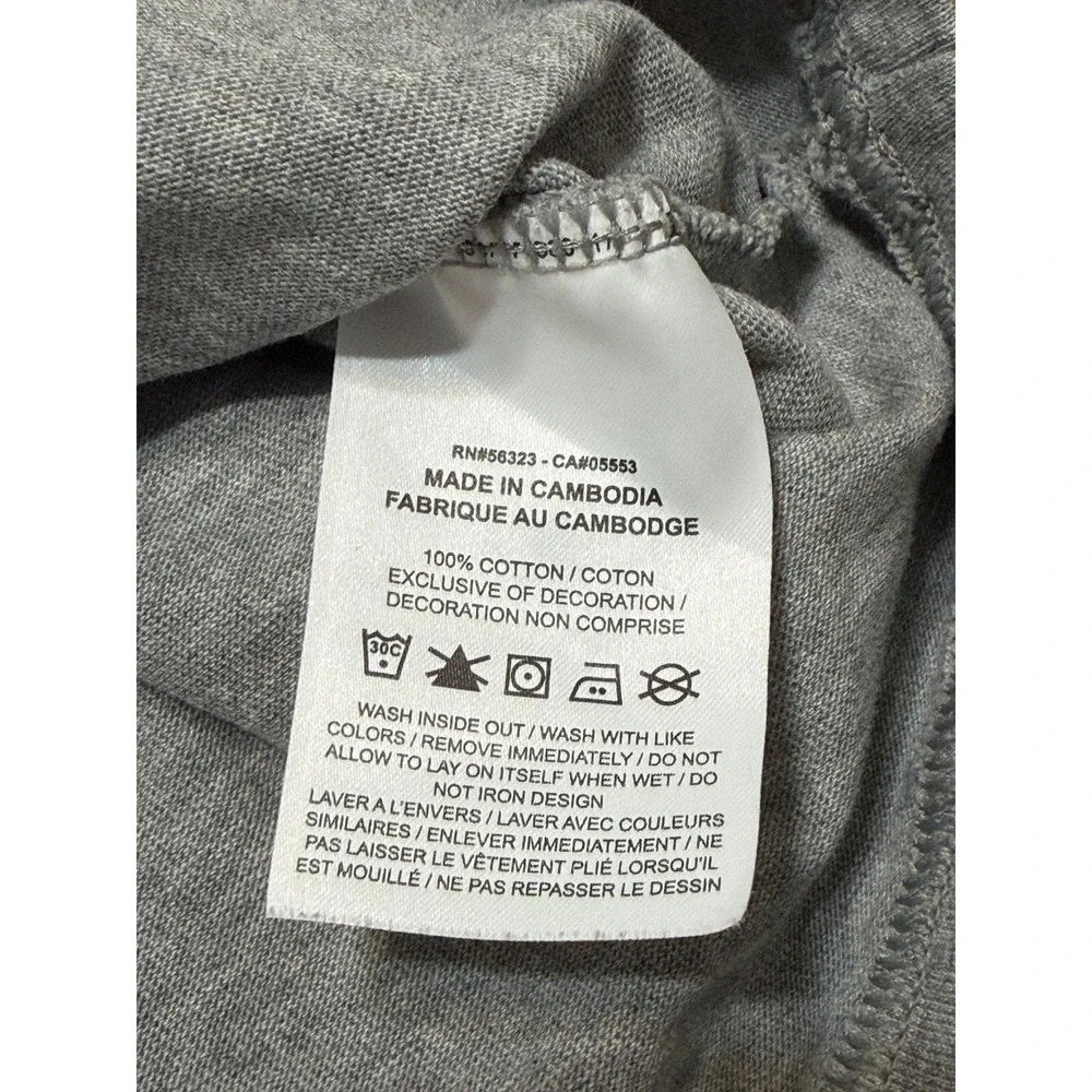 Nike x Dover Street Market DSM Swoosh Graphic T-Shirt Grey DJ2763-063 Men Sz L